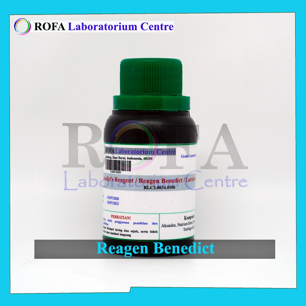 Larutan Benedict / Reagen Benedict / Benedict Reagent / Larutan Uji Gula 100 - 1000 mL