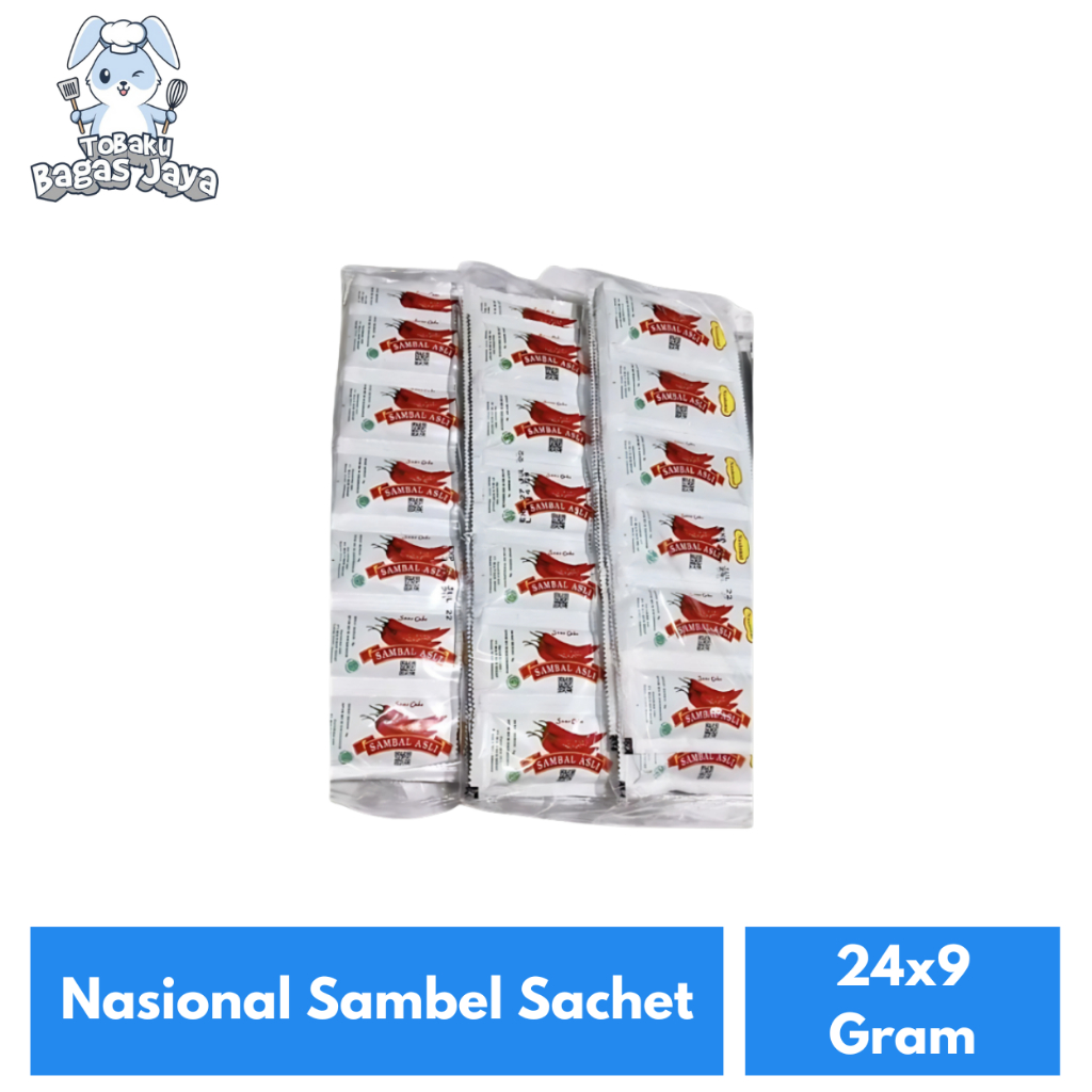 

Nasional Saus Cabe Sachet 24x9 Gram