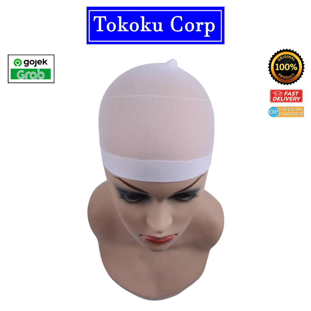 Weaving Cap - Hairnet Jaring wig / Hairnet Jaring Rambut / Stoking Putih