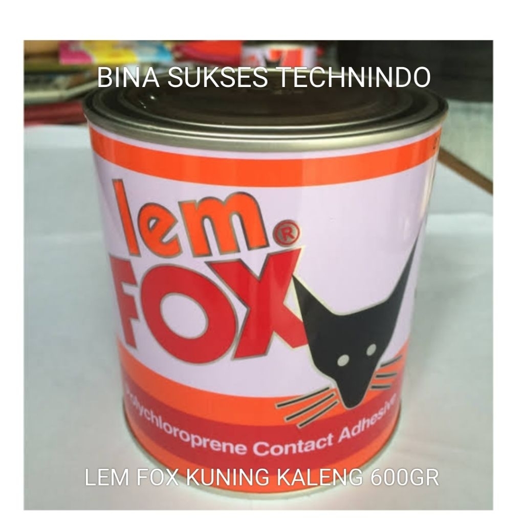 

LEM FOX KUNING KALENG 600GR 600 GR