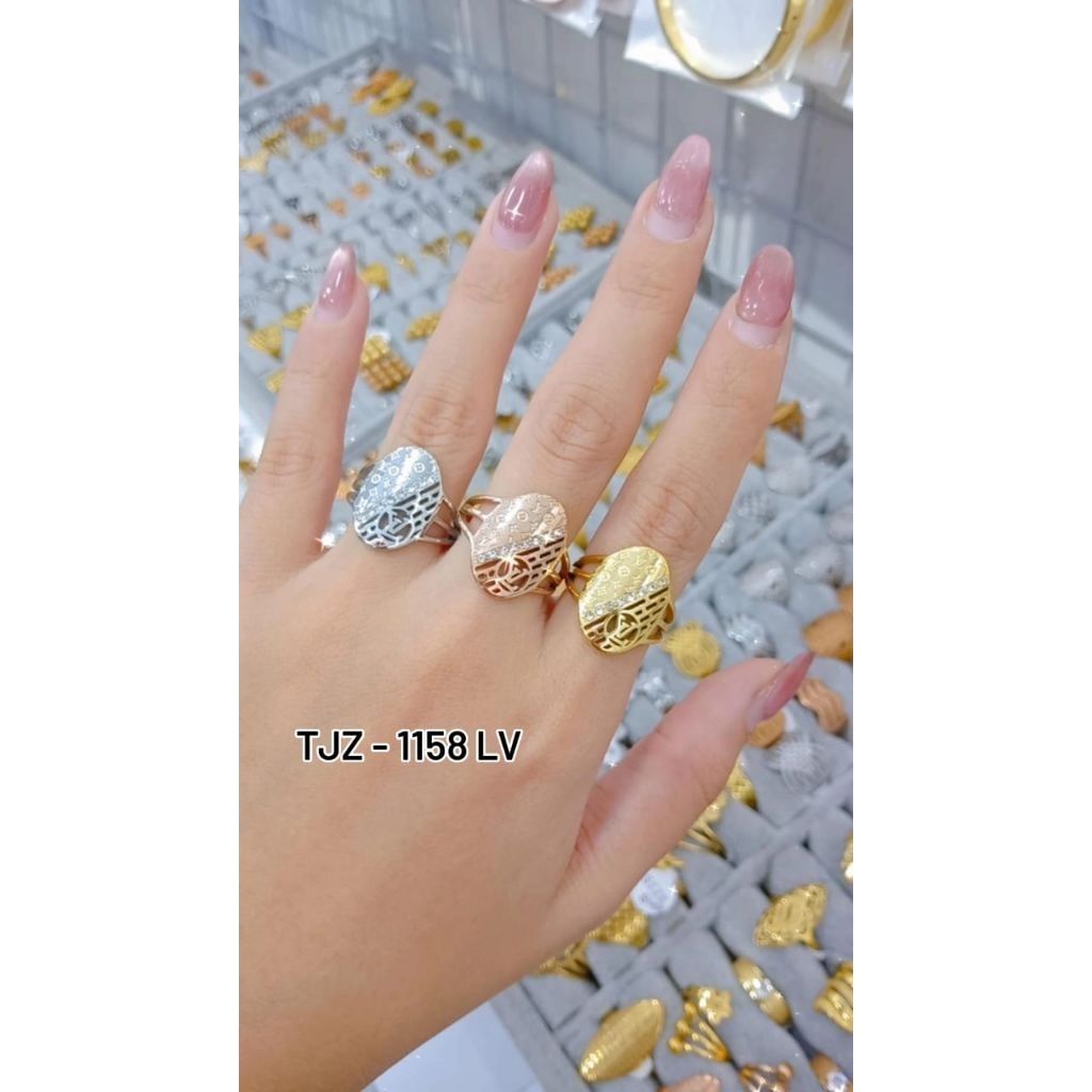 CINCIN TITANIUM IMPORT TJZ 1158 LV CN ANTI KARAT PREMIUM REALPICT