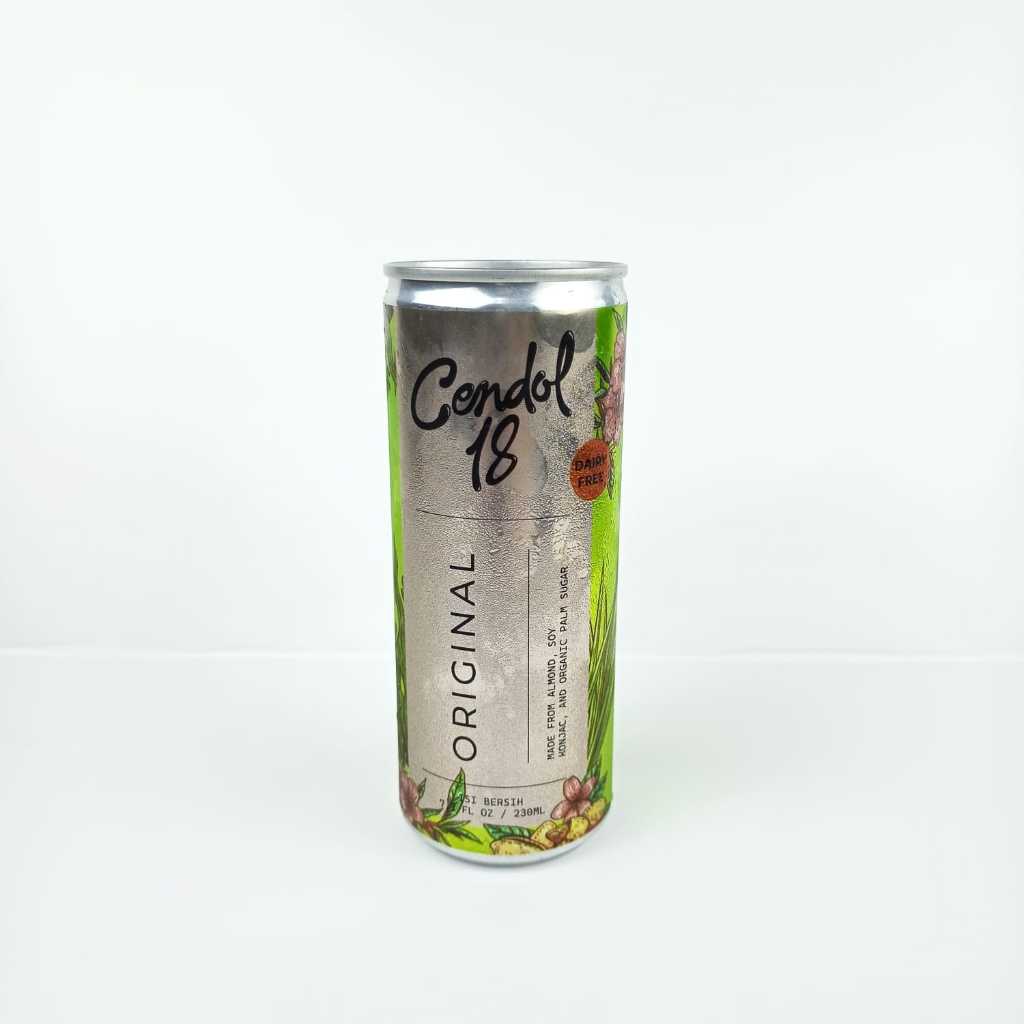 

Healthy Cendol 18 Original 230Ml Minuman Almond, Kedelai, Konjac & Organic Palm Sugar Dairy Free