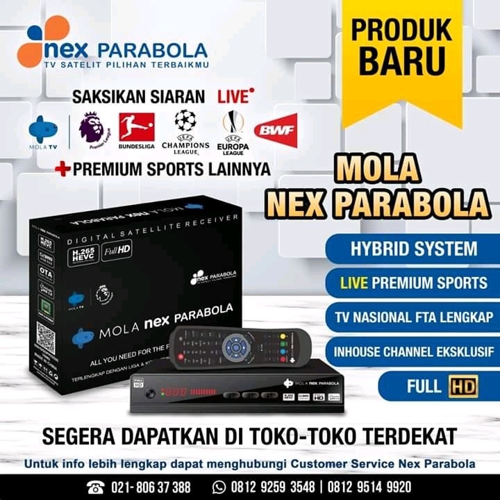 Receiver Nex Parabola Mola Hitam