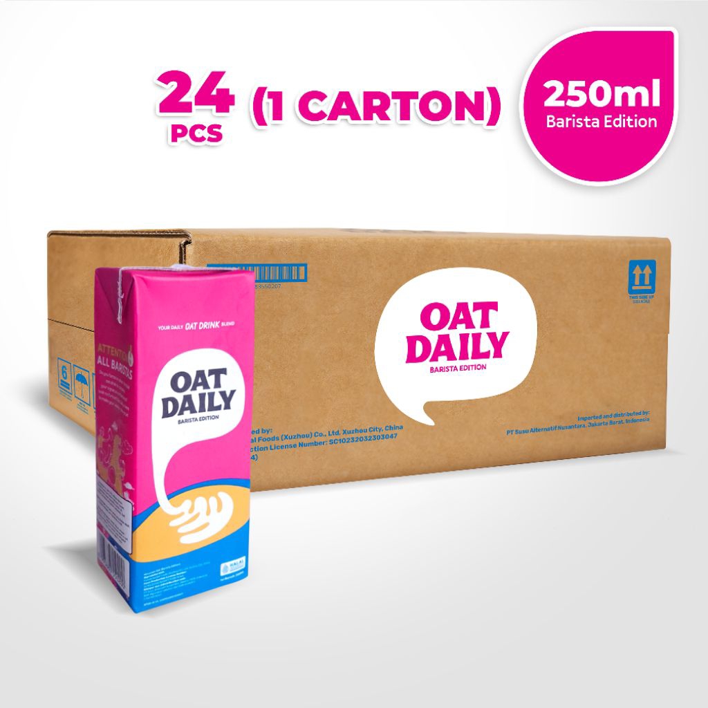 

Oat Daily Barista Edition 250ml (24 pcs / 1 box)