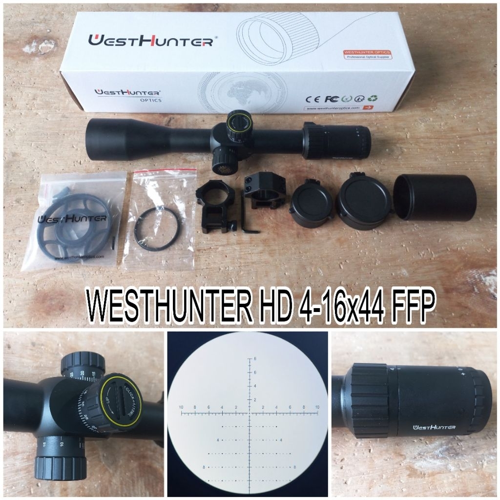 Teleskop weshunter 4-16×44 FFP