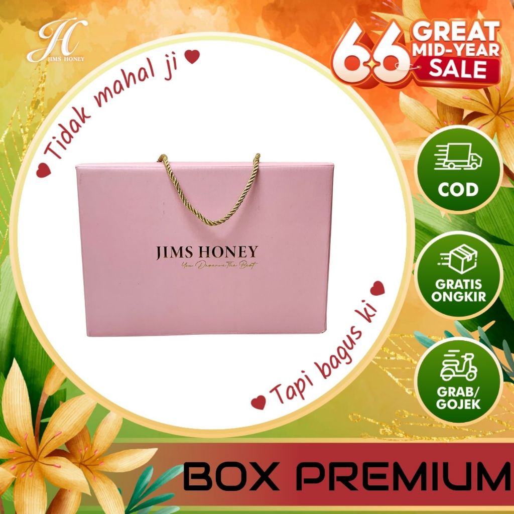 

JIMS HONEY PACKING BOX LIPAT KHUSUS TAS-GIFT BOX JIMS HONEY