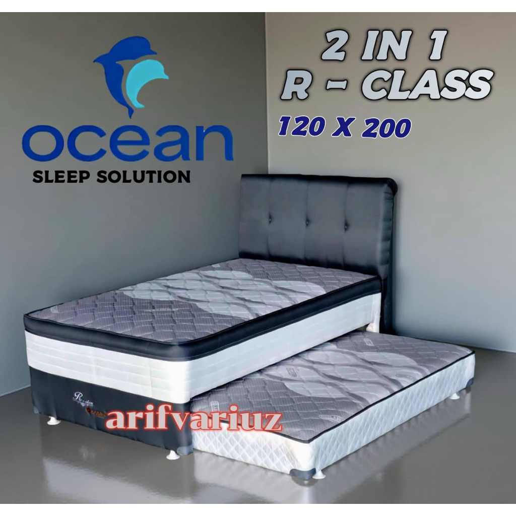 ( Pre Order ) SPRINGBED 2 IN 1 OCEAN R - CLASS 120 x 200
