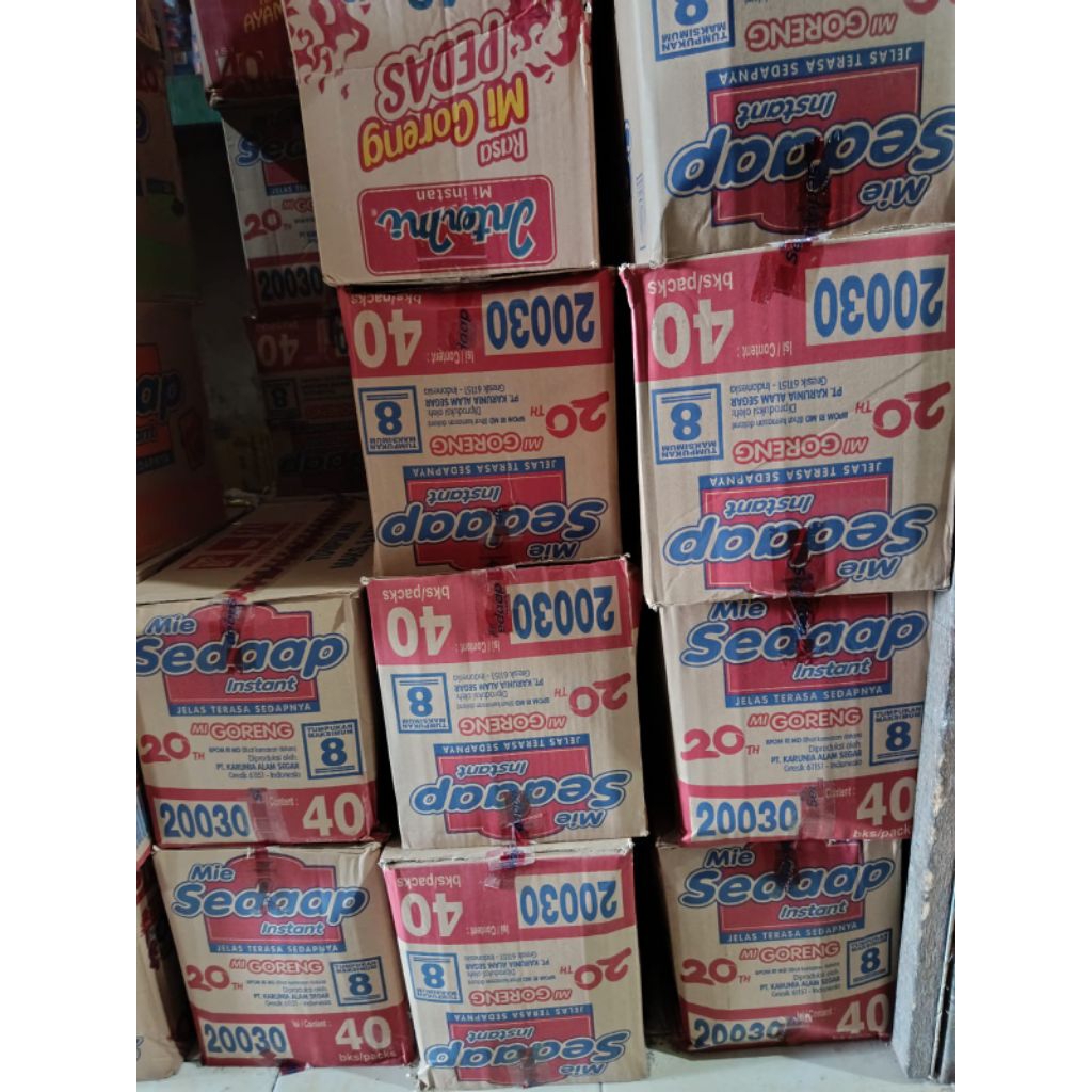 

MIE INSTAN SEDAP GORENG 1 DUS ISI 40 PCS
