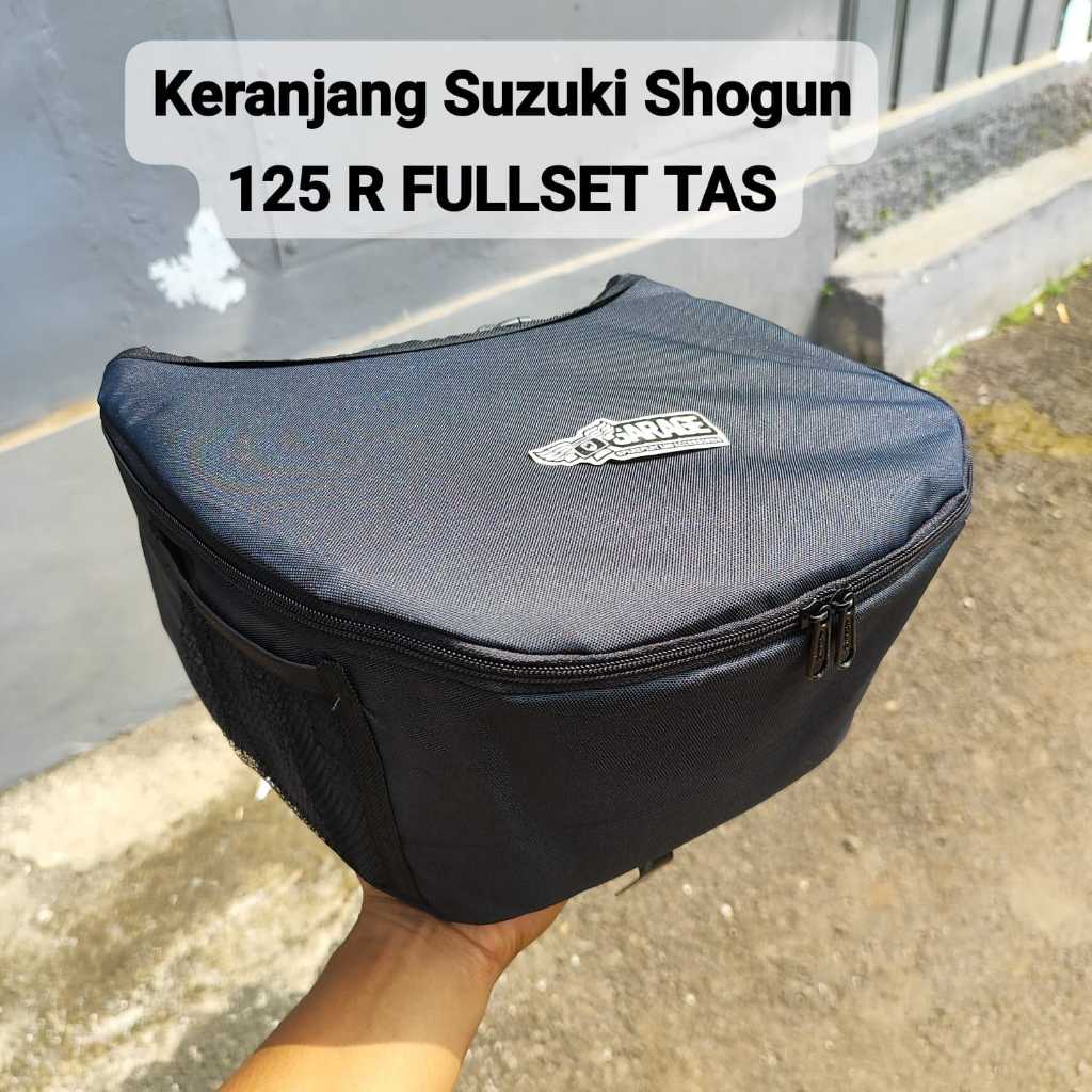 Keranjang Suzuki Shogun 125 R PLASTIK FULSET TAS Kranjang Bagasi Tengah Keranjang Sayur Box Sogun 12