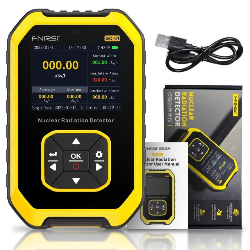 Limaukuit_Space Detektor Radiasi Nuklir Fnirsi Gc-01 Geiger Counter Detektor Radiasi Nuklir X-Ray