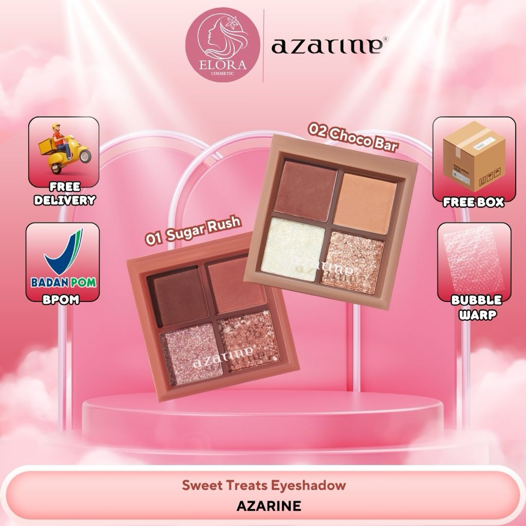 AZARINE Sweet Treats Eyeshadow [Azarine X Red Velvet]