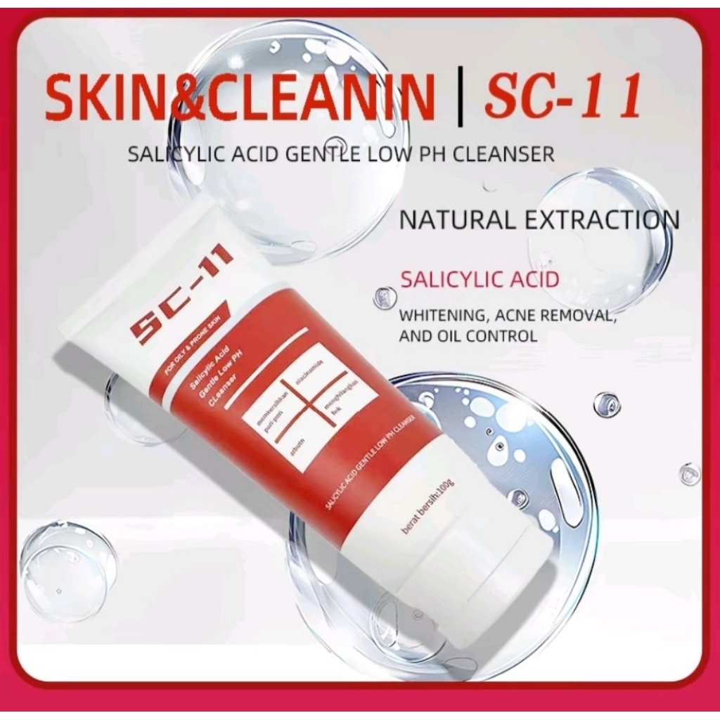 SC-11 FACIAL WASH PEMBERSIH WAJAH SABUN CUCI MUKA SABUN WAJAH SC-11