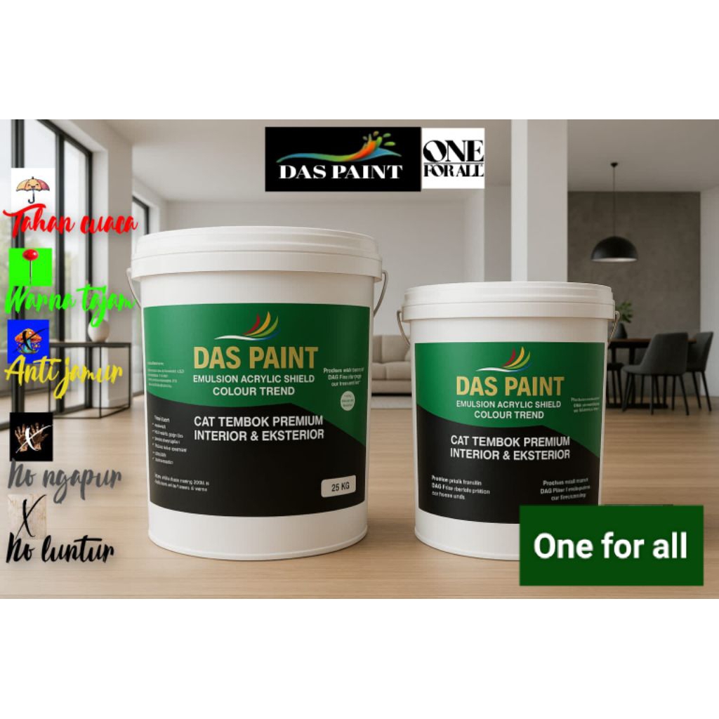 cat tembok 5kg Das paint interior & eksterior
