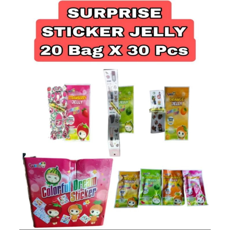 

LUVMI SURPRISE STICKER JELLY ISI 30