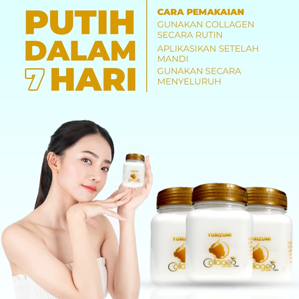YURIZUMI Hand and Body Lotion Bibit Collagen Pemutih Seluruh Badan & Wajah Original Bpom