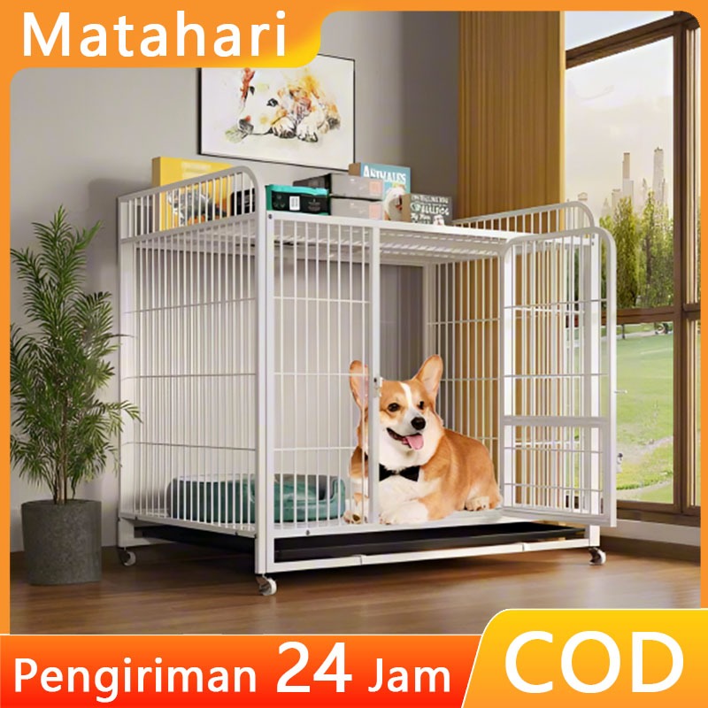 Kandang Anjing Kandang Kucing Pagar Hewan Peliharaan Kecil Multifungsi Kandang Anjing dengan Fungsi 