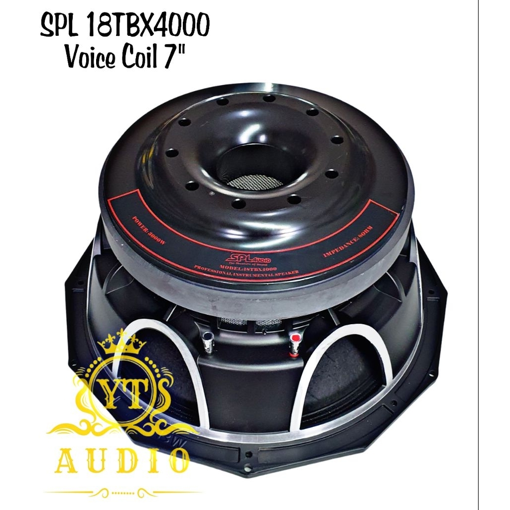 SPEAKER 18" SPL AUDIO 18TBX4000 Voice Coil 7"