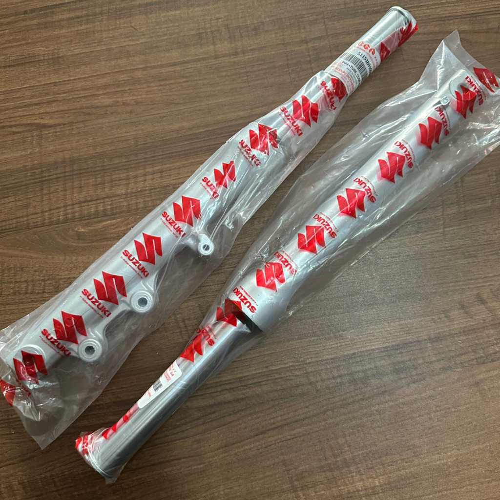 SATRIA FU 150 AS TABUNG DEPAN SHOCK ASSY SHOK SOK FRONT FORK COVER TUBE KIRI KANAN KIT SET KOMPLIT M