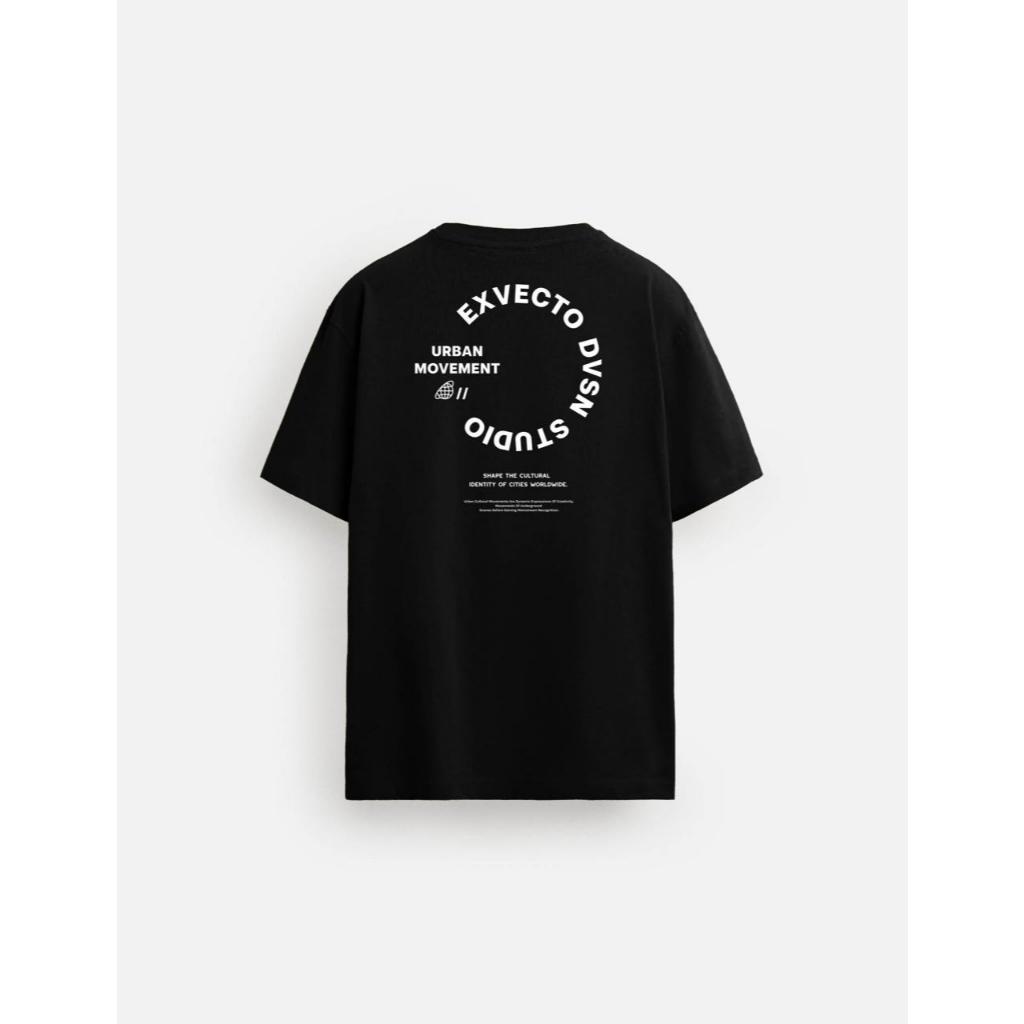 EXVECTO T-SHIRT - URBAN MOVEMENT BLACK