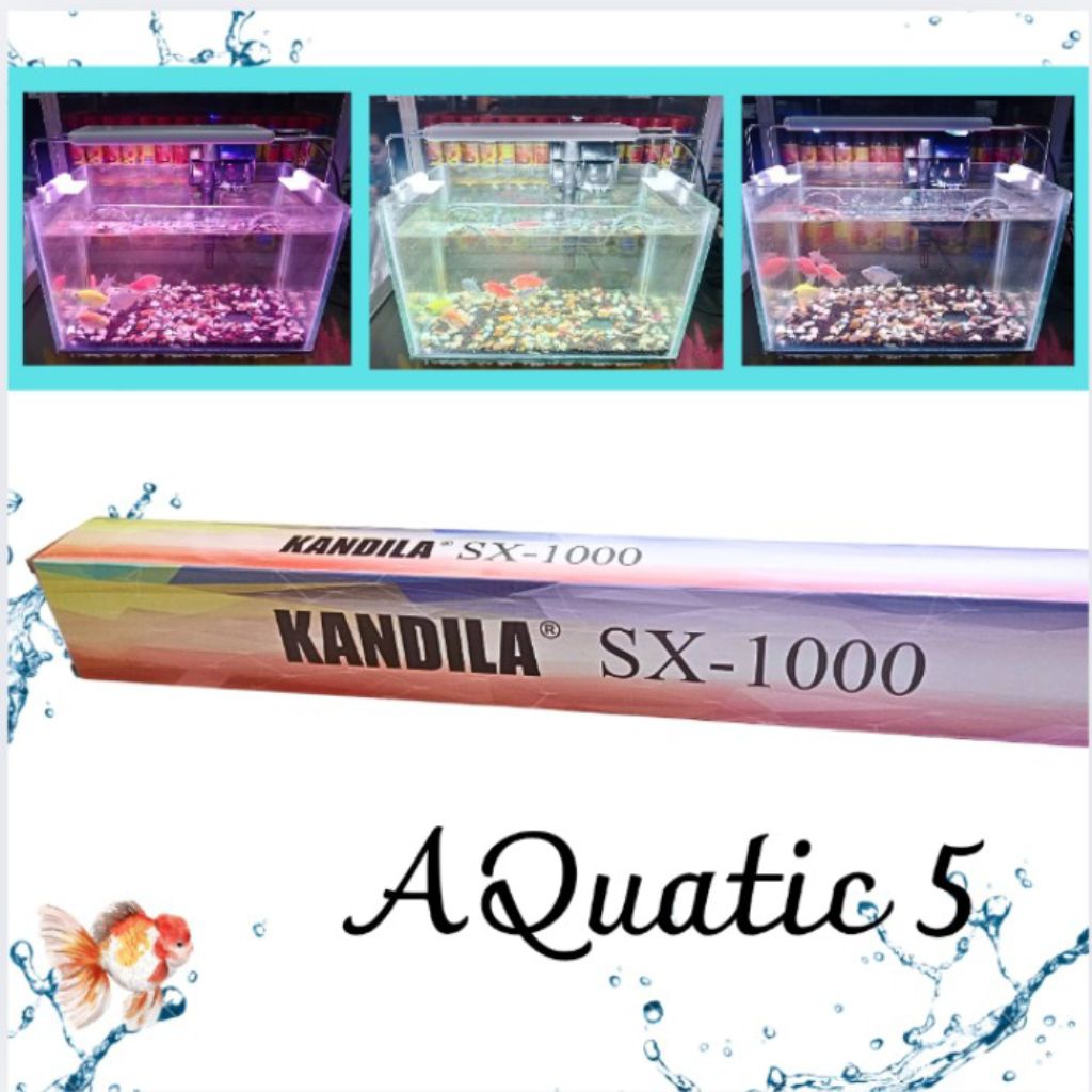 LAMPU KANDILA PRO SX 1000 3 MODE CAHAYA LED AQUARIUM CHANGE COLOR