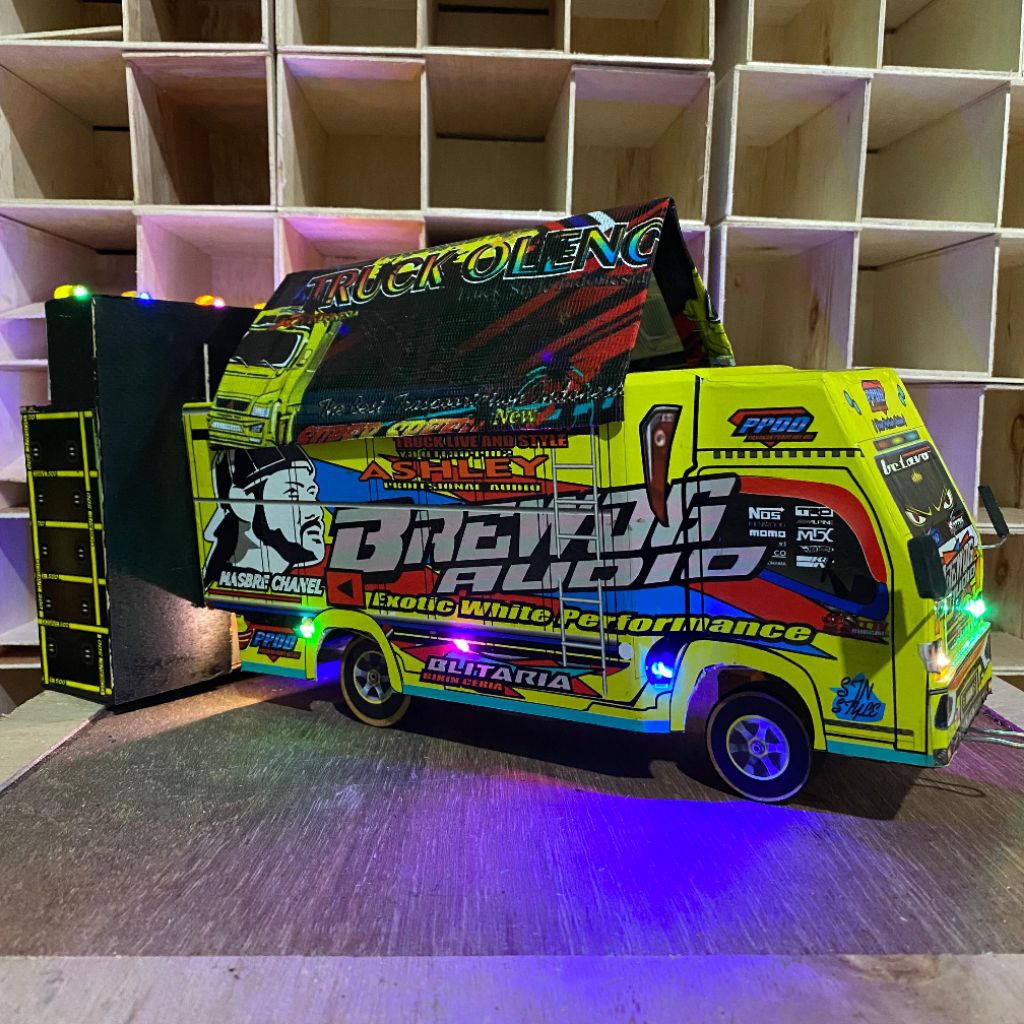 Miniatur Truk Sound sistem Full Set