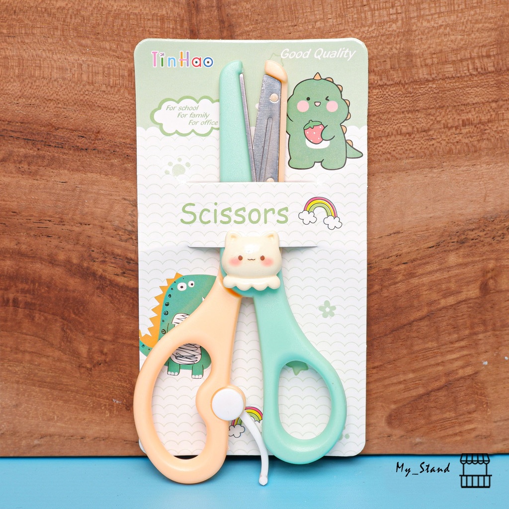 

Gunting Tin Hao Stainless Animal Scissors Kids Friendly2 Warna Pemotong Kertas Alat Kerajianan Anak
