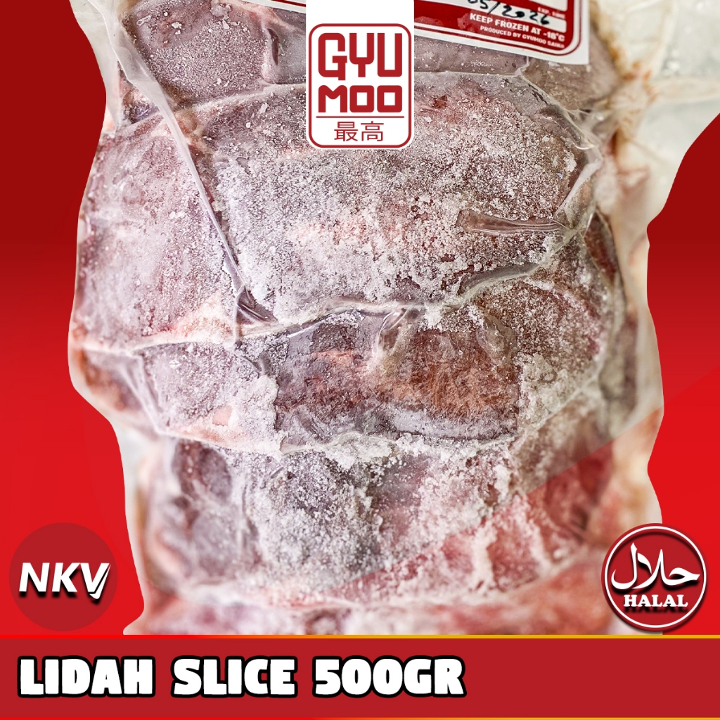 

[GYUMOO SAIKO] Daging Lidah Slice 500gr