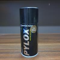 Pylox 123 Gold Emas Pilox Pilok Cat Semprot Acrylic Nippon Paint