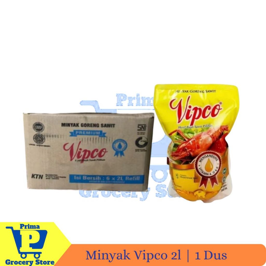 

Minyak Goreng Vipco 2 liter | 1 karton 6 Pcs