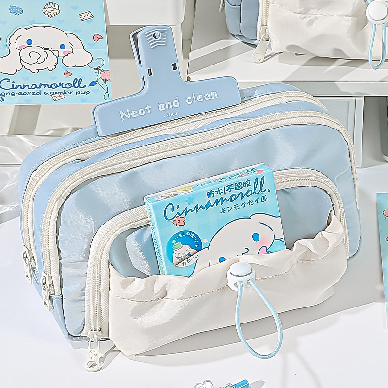 

Pinkbubbly.kotak pensil aesthetic Tas PenaTempat Pencil Tas Pensil kapasitas besar Kotak pensil