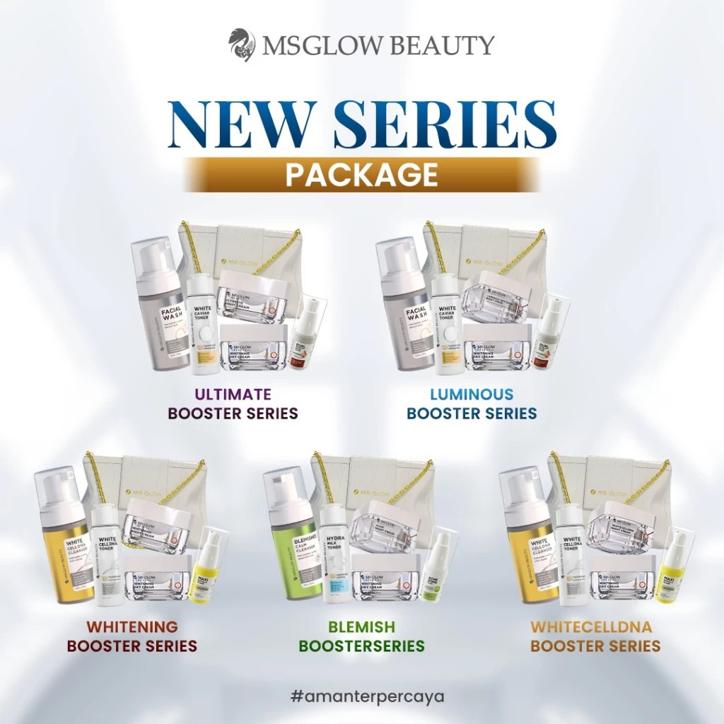 Ms Glow NEW PACKAGE BOOSTER SERIES Termurah Harga Murah Paket MS Glow Terbaru Produk MS Glow Promo