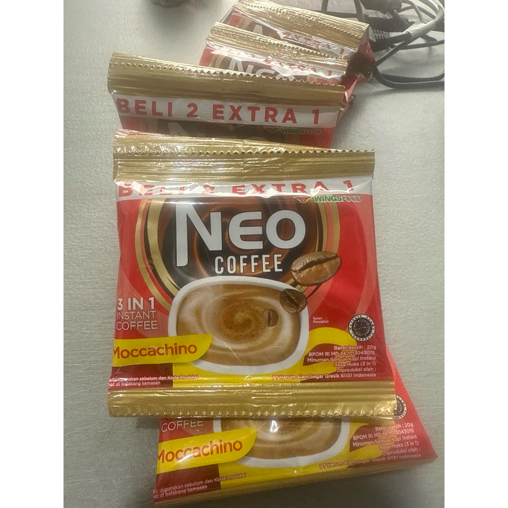 

Neo Coffee 3in1 sachet (renceng) isi 15 pcs @20gr