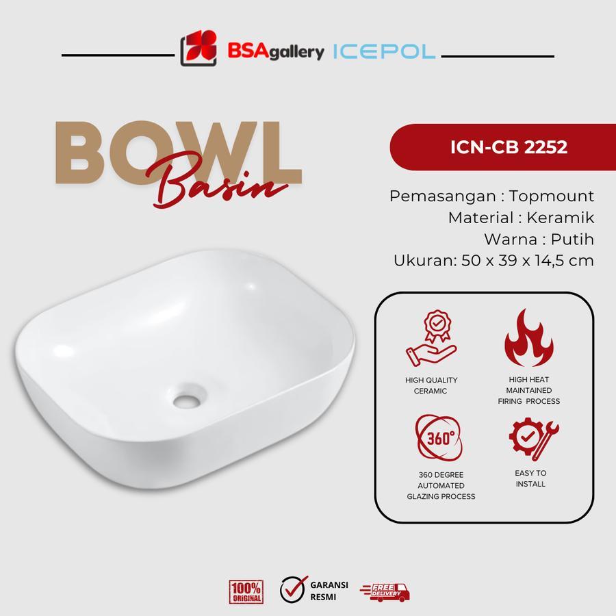 BSA Gallery WASTAFEL MEJA ICEPOL 2252  BODY ONLY / WASHTAFEL MEJA MURAH IC-2252