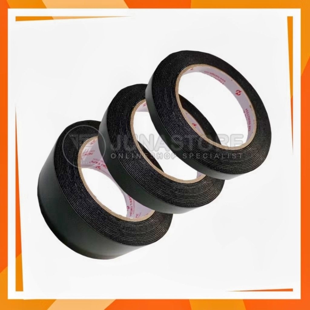 

Lakban double foam | double tape busa hijau