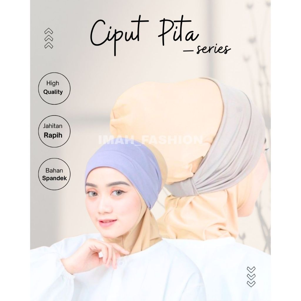 CIPUT BANDANA SERUT- KARET BAHAN SPANDEK CIPUT PITA SPANDEK MERK IGO