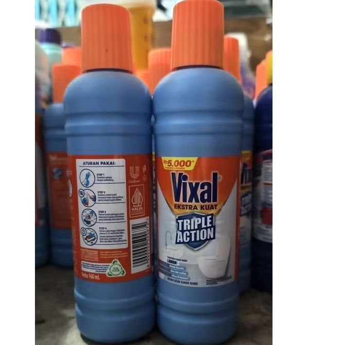 Vixal Triple Action / Pembersih WC Porselen 160ml 750ml