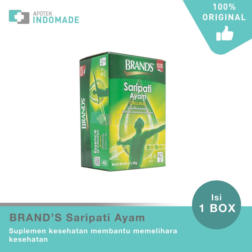 Chicken Brands - Brand's Saripati Ayam / Essence of Chicken Brand Original Box Isi 6 x 42 gr