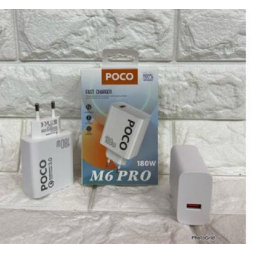 Batok Ori 100% Poco M6 Pro 180W Support FastCharging