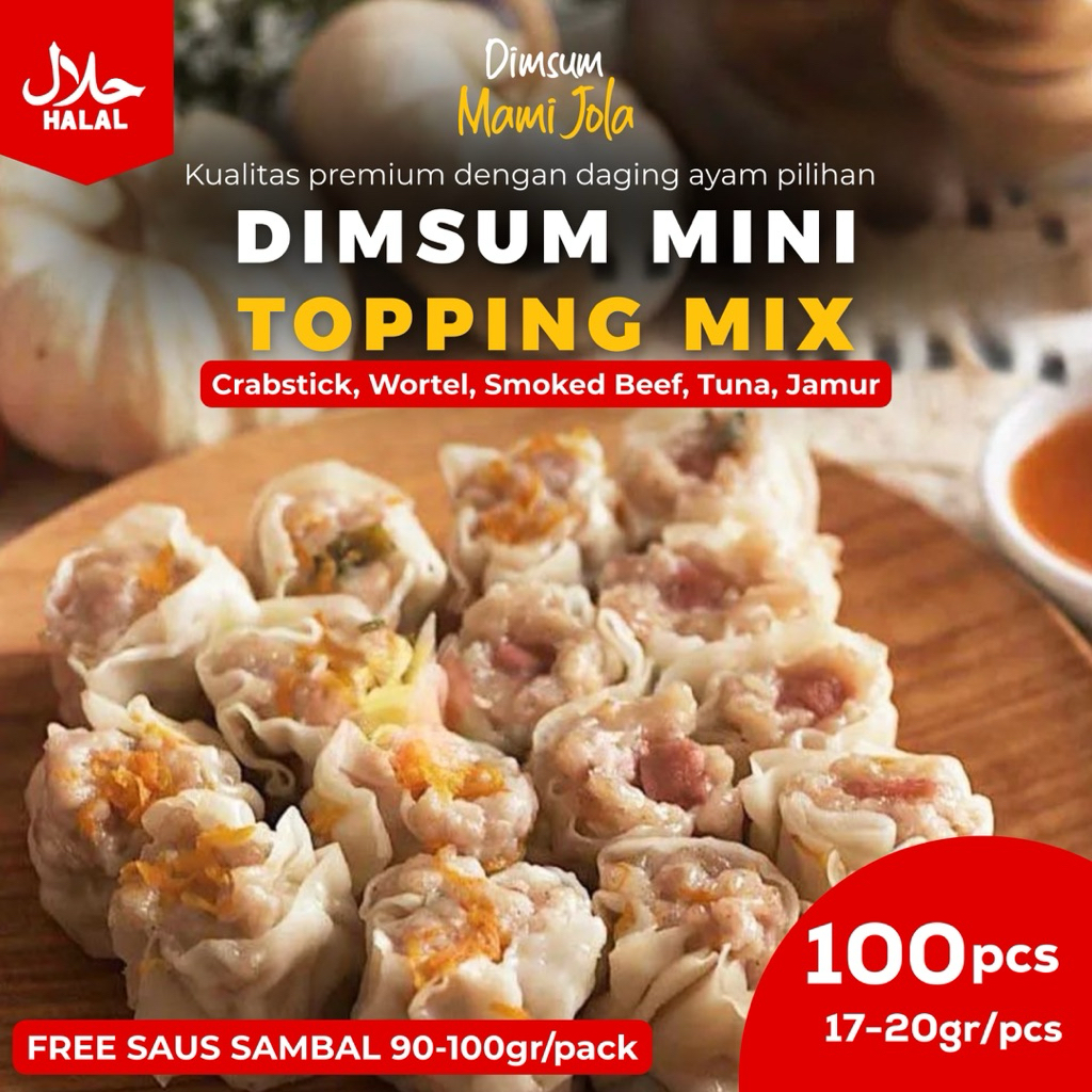

@Bogor Dimsum Mini isi 100 pcs (Frozen) FREE SAOS SAMBAL