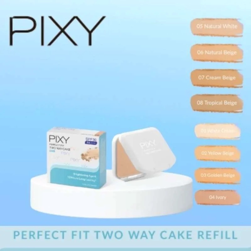 Refill Pixy Two Way Cake Perfect Fit SPF 30- 12.2gr | Pixy Bedak Padat Harga Grosir Bisa COD