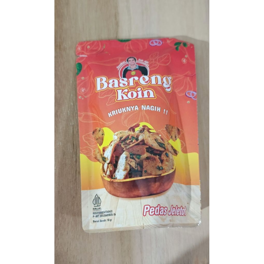 

Basreng koin cemilan kak Juju