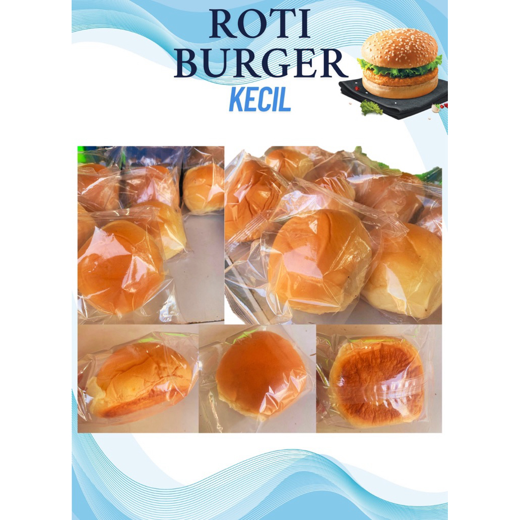 

Roti Burger Kecil Empuk Renyah dan Enak