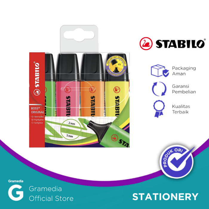 

Gramedia Pekanbaru - STABILO BOSS ORIGINAL SET 4