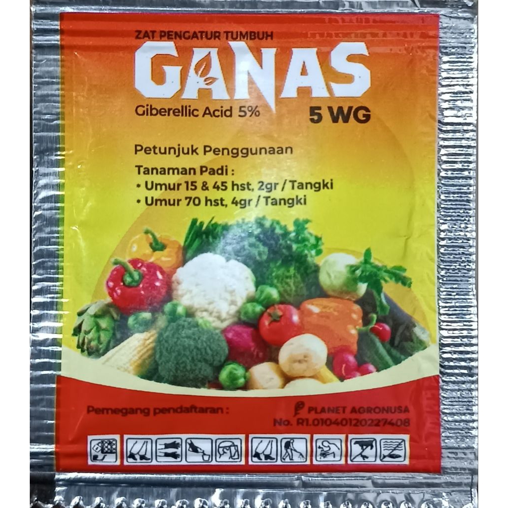 GANAS||giberelin acid5WG||nutrisitanaman