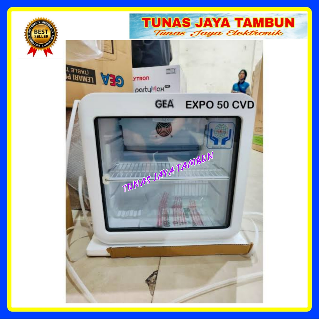 SHOWCASE GEA EXPO 50 CVD / GEA KULKAS MINI SHOWCASE EXPO 50 CVD / GEA EXPO 50 CVD 45 LITER