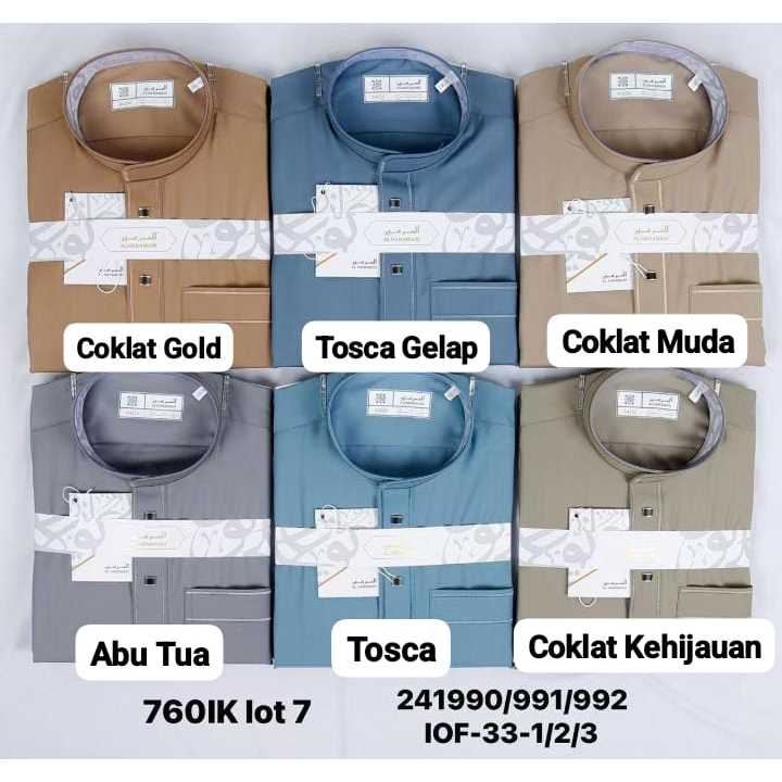 JUBAH GAMIS AL HARAMAIN SERIES THOBE UTSMAN SEMIWOL