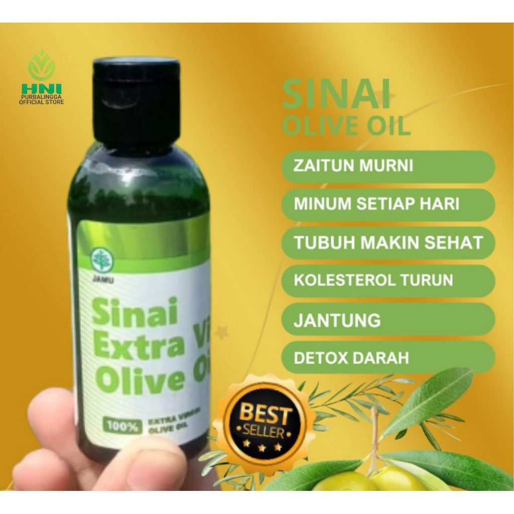 

HNI SINAI EXTRA VIRGIN OLIVE OIL Minyak Zaitun Kwalitas Terbaik