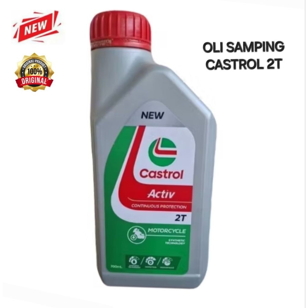 OLI SAMPING CASTROL ACTIV 2T 700ML ORIGINAL CASTROL OIL