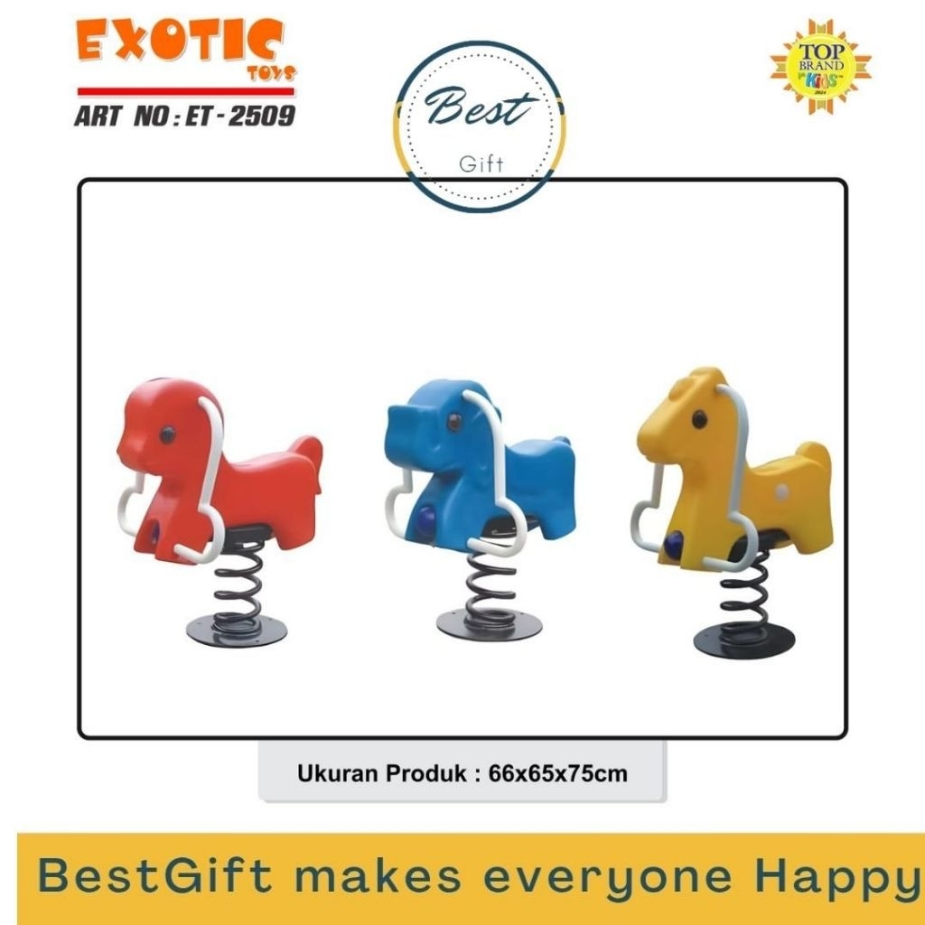 EXOTIC ET-2509 SPRING ROCKING HORSE (DEER)