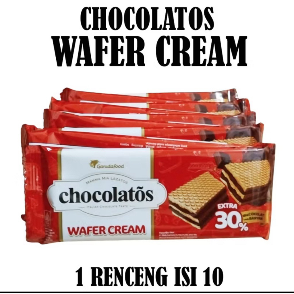 

Chocolatos wafer cream (isi 10 pcs)